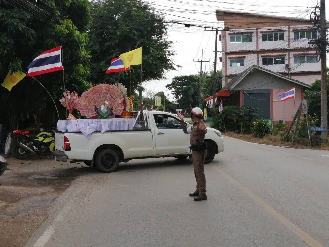 เมื่อวันที่ 15 พฤศจิกายน 2567 เวลา 09.00 น. ชุดปฏิบัติการจราจร สภ.แม่สะเรียง ได้มีการอำนวยความสะดวกการจราจรขบวนรถแห่ผ้าป่าไปตามถนนสายต่างๆในเขตเทศบาลตำบลแม่สะเรียง